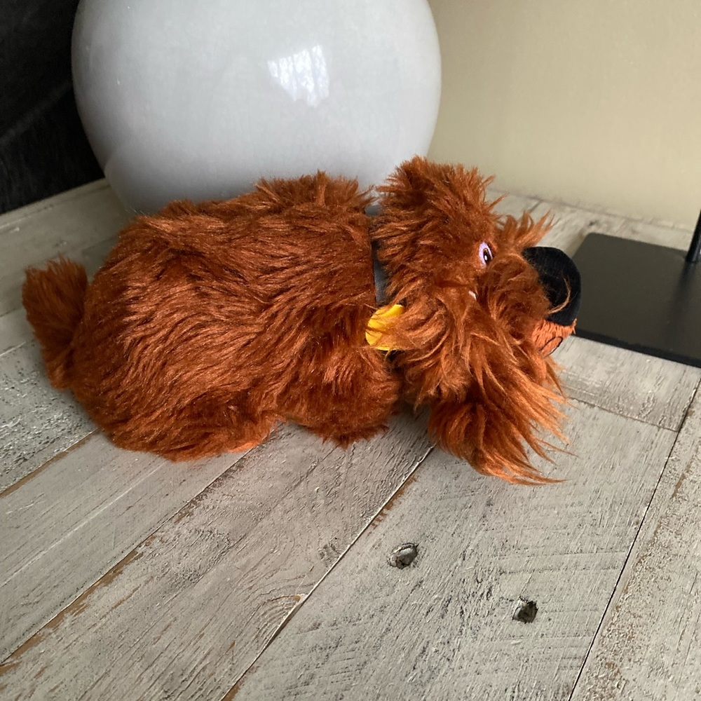 TY The Secret Life of Pets 9" Duke Brown Shaggy Dog Plush Stuffed Animal - Picture 2 of 7